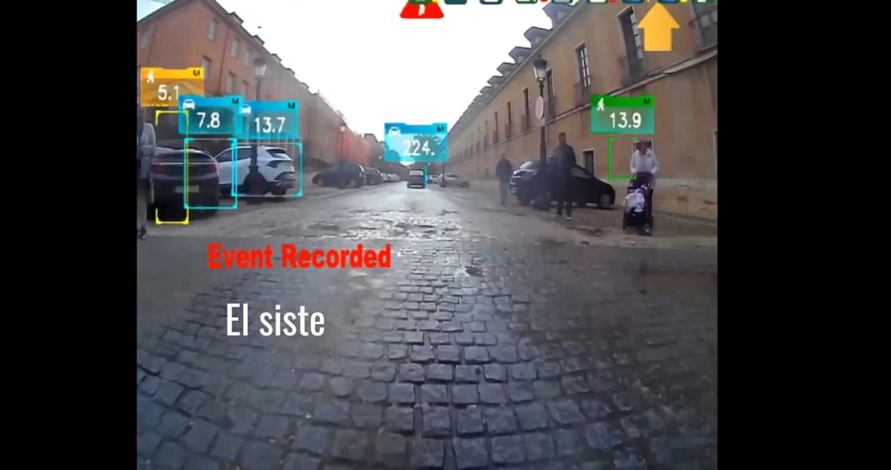 Demo de Vision360IA analiza el entorno del vehículo en tiempo real - Sistema ADAS Vision360IA